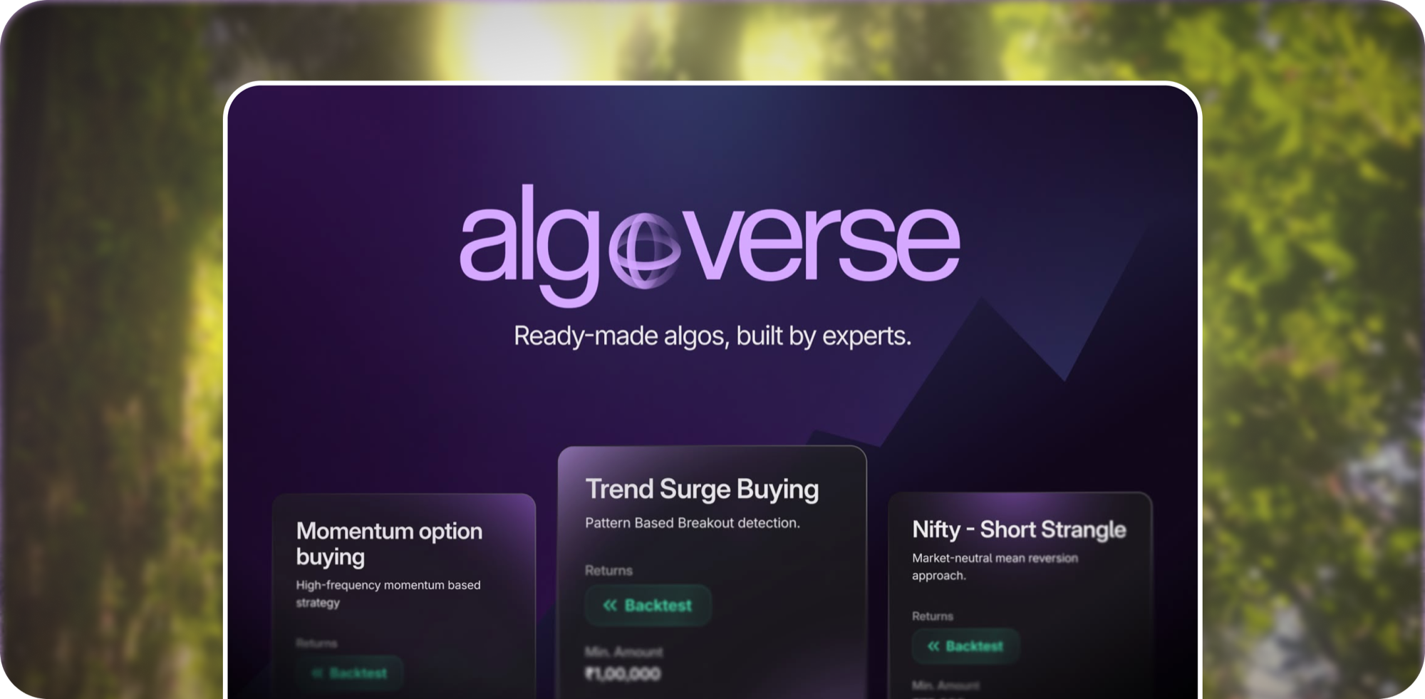 Algorithm Trading Made Easy